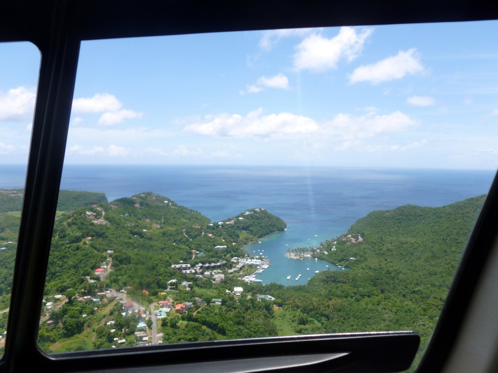 View from helicopter in St Lucia, The BodyHoliday Resort, All inclusive honeymoon, Top honeymoon destination, Best honeymoon for activities, helicopter views, caribbean honeymoon