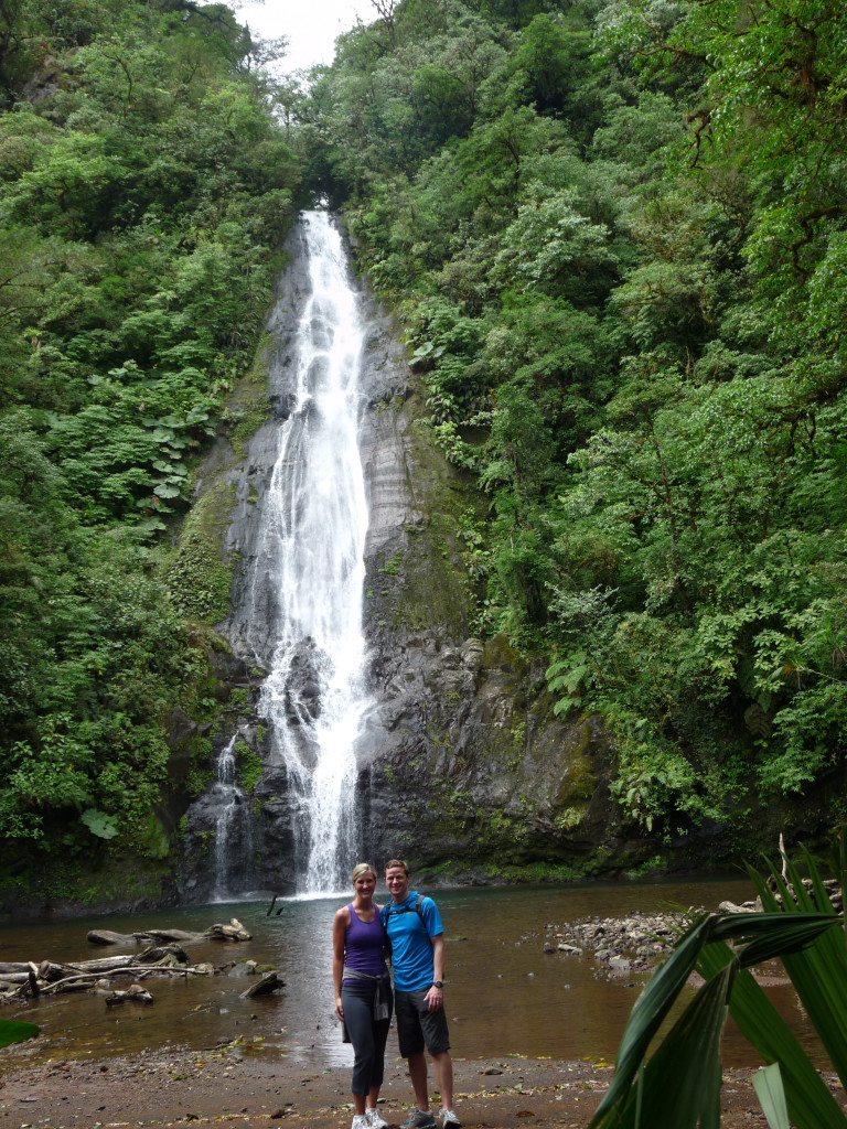 Costa Rica, Arenas del Mar, Manuel Antonio National Park, Luxury Honeymoon, Waterfall, Hiking to waterfalls, Top honeymoon destination, Exotic Honeymoon, Honeymoon adventures